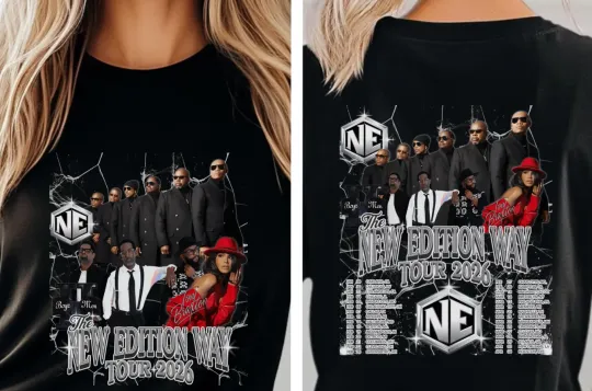 New Edition Way Tour Shirts, Tour 2026 Shirt