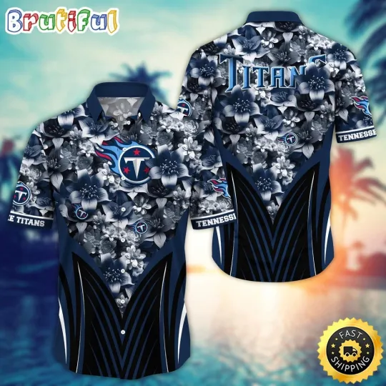 Discover football Tennessee Titanss Hawaiian Shirt Tropical Aloha Shirt