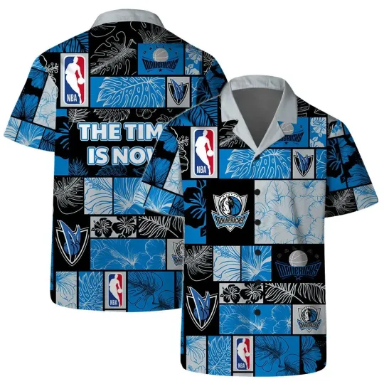 Discover Dallas Basketball Team Maverickss Hawaiian Button Down Shirt Unisex Adults S-5XL