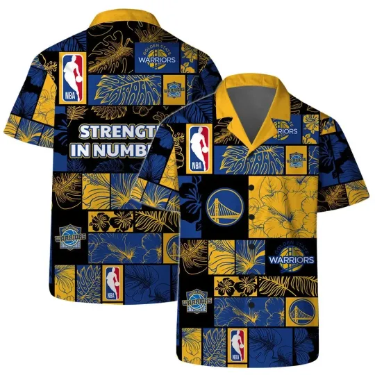 Discover Golden State Basketball Team Warriorss Hawaiian Button Down Shirt Unisex Adults