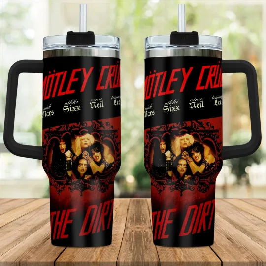 Discover New MOTLEY CRUE THE DIRT Gift For Fans 40oz Tumbler  SO1050