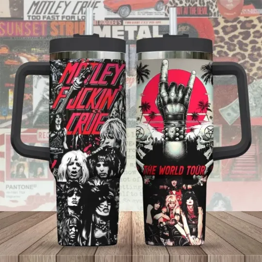 Discover Motley Crue Music Gift For Fans 40oz Tumbler