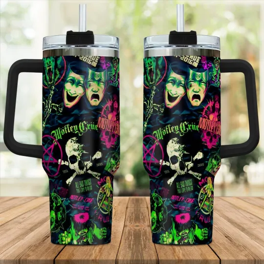 Discover MOTLEY CRUE albums Gift For Fans 40oz Tumbler