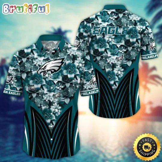Discover football Philadelphia Eagless Hawaiian Shirt Tropical Aloha Shirt