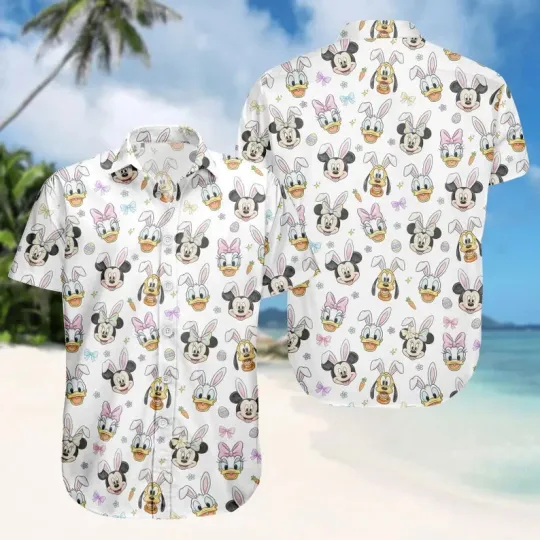 Discover Disney Mickey And Friends Easter Eggs Hawaiian Shirt