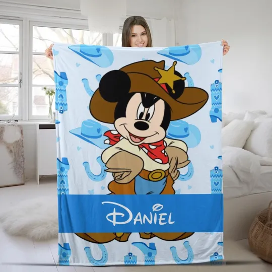 Discover Personalized Disney Mickey ,Disney Kid Blanket,Disney Mickey Fleece  Blanket