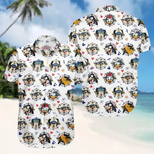 Discover Disney Mickey And Friends Cruise Line Trip Wish Dream Aloha Hawaiian Shirt