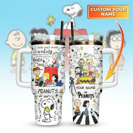 Discover Custom Good Grief Beagle Cartoon Dog Fan Tumbler 40oz 30oz 20oz With Handle