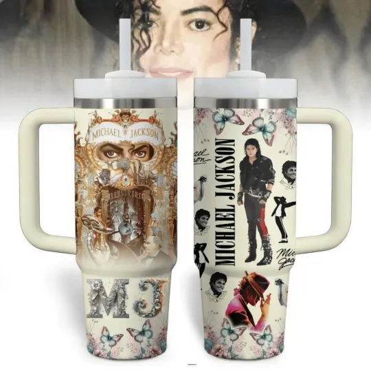 Discover King of Pop Fan Tumbler 40oz 30oz 20oz With Handle