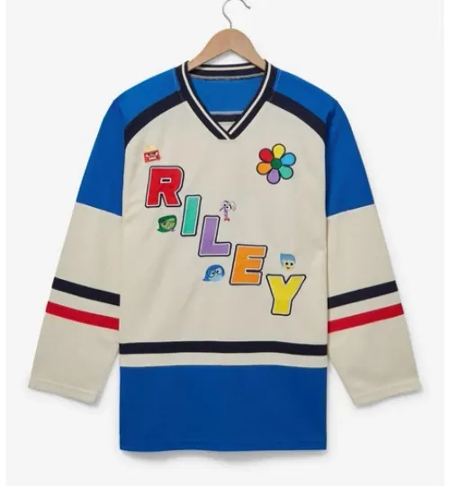 Discover New! Disney Pixar Inside Out Movie Riley Hockey Jersey XL Joy #15