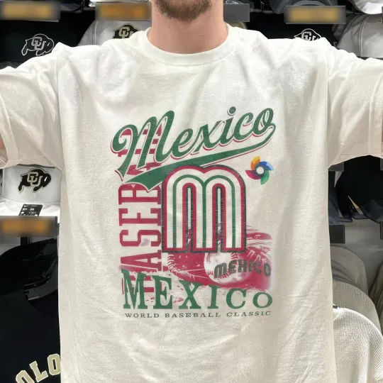 Discover Mexico Baseball 2026 World Baseball Classic WBCC Fan Graphic Unisex Tee
