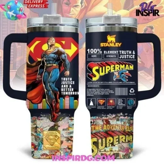 Discover Superman Limited Edition Tumbler Cup 40oz