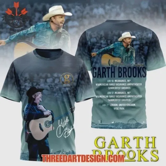 Discover Garth Brooks Tour T-Shirt Gift For Fan Men Women Merch