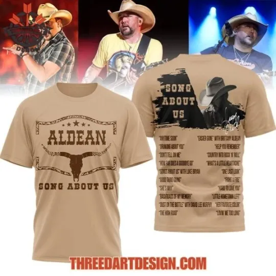 Jason Aldean Song About Us T-Shirt Gift For Men Women