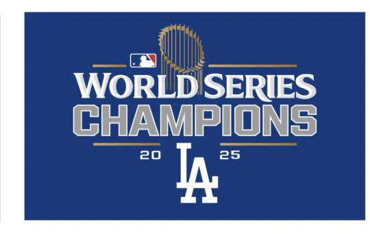 Los Angeles Dodgers Flag 2025 World Series Champions House Flag
