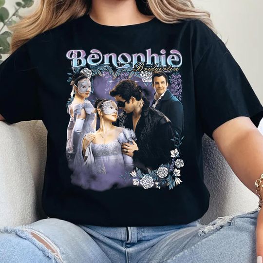 Discover Bridgerton Benophie Heartthrob Shirt, Unisex Gift For Fan Shirt, Bootleg Shirt