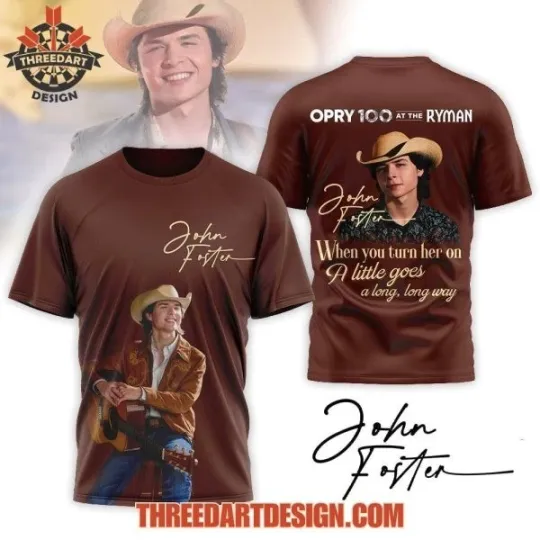 Discover John Foster Opry 100 At The Ryman All Over Print T-Shirt Unisex Men Women
