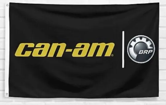 Discover Can-Am Flag Banner 3x5 ft, ATV Racing Garage Wall Decor, House Flag