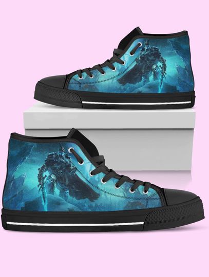 Lich King World of Warcraft High-Top Shoes