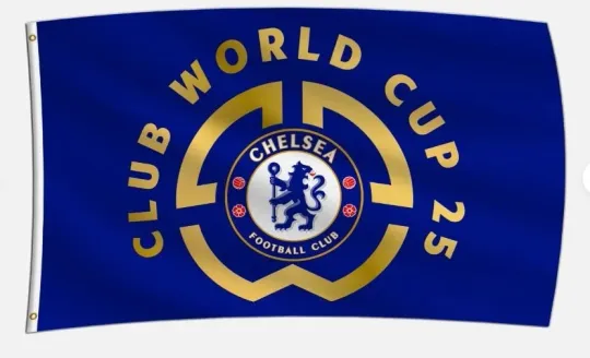 Discover Chelsea FC 3X5 Ft Flag Banner FIFA Club World Cup Soccer 2025 Champions