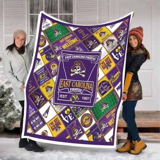 Discover 1907 Ncaa East Carolina Pirates Loved Blanket