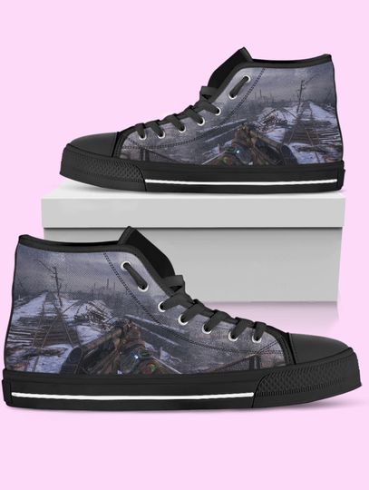 Discover Metro Exodus High-Top Sneakers, Video Game Shoes
