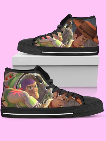 Discover Toy Story High-Top Shoes, Woody & Buzz Design