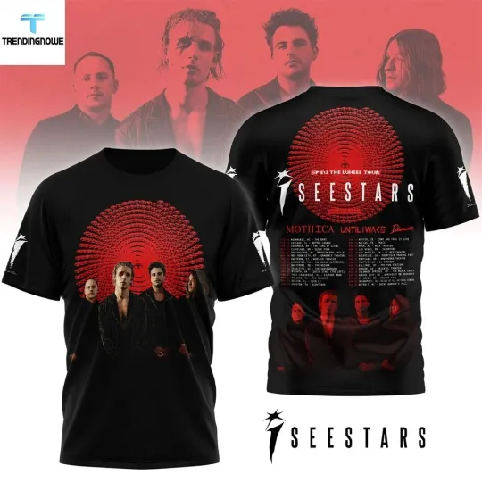 Discover Seether Band Spin The Wheel Tour 2026 T-Shirt Gift For Fan Men Women