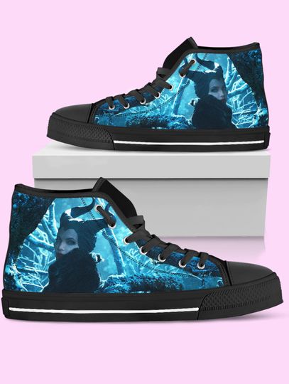Maleficent High-Top Sneakers, Sneakers for Women, Men