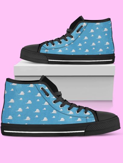 Discover Toy Story High-Top Sneakers, Woody Buzz Lightyear Shoes