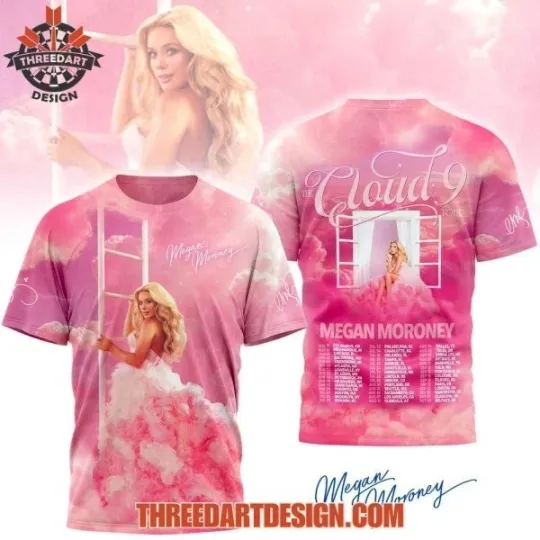 Discover Megan Moroney The Cloud 9 Tour 2026 T-Shirt Gift For Men Women