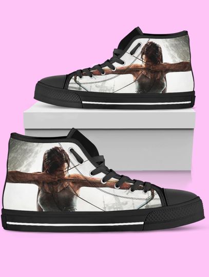 Discover Tomb Raider High-Top Sneakers, Video Games Shoes