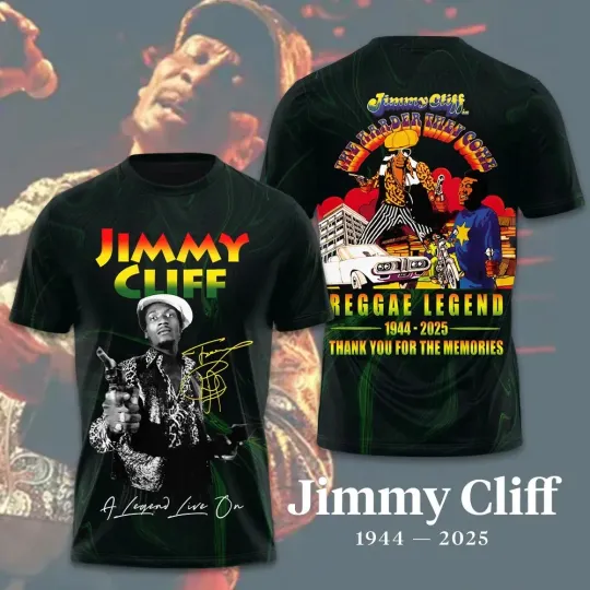 Discover Jimmy Cliff The Voice The Never Fades 2025 AOP 3D T-Shirt