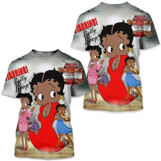 Discover Betty Boop Esther Jones Shirt, Celebrate Women's History Month Black History Tee