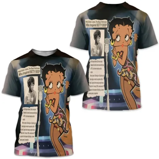 Discover Betty Boop Esther Jones Shirt, Celebrate Women's History Month Black History Tee