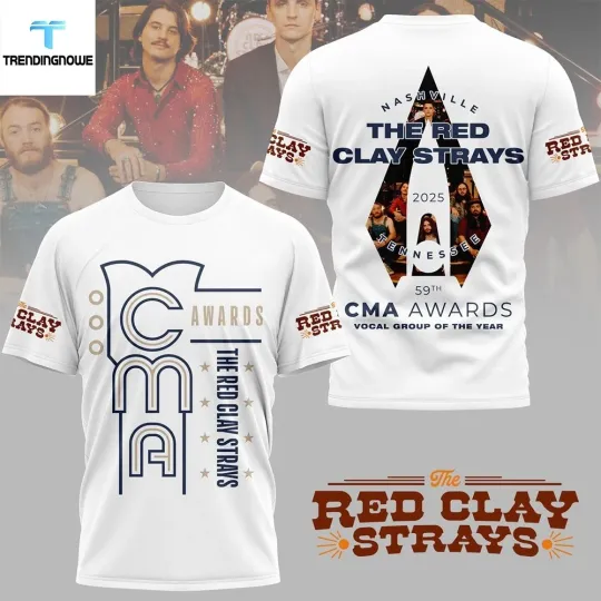 Discover The Red Clay Strays 59Th Cma Awards Vocal Group Graphic Shirt