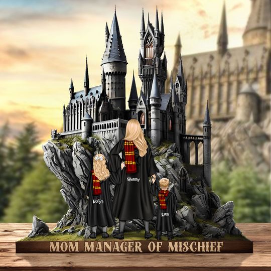 Discover Christmas Magic Mom Plaque – Personalized Gifts For Most Enchanting Mom