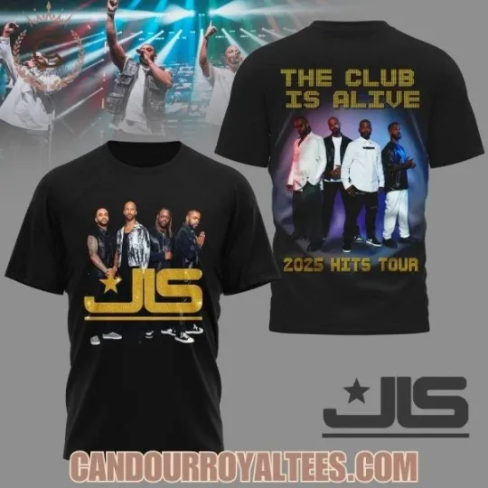 Discover The Club Is Alive 2025 Hits Tour JLS All Over Print Tshirt 3D Unisex
