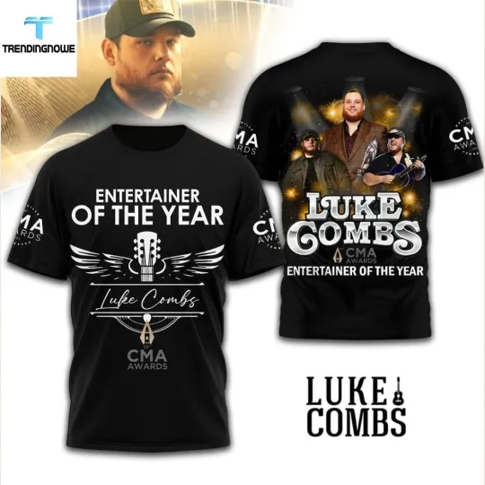 Discover Lukee Comb Entertainer Of The Year Cma Awards AOP Shirt