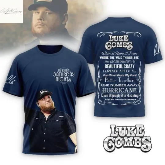 Discover Lukee Comb My Kinda Saturday Night Tour AOP Shirt