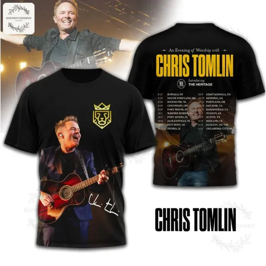 Discover Chris Tomlin An Evening Of Worship 2025 AOP T-Shirt