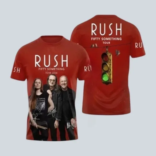 Discover R50 Fifty Something 2026 Tour 3D AOP Graphic T-Shirt