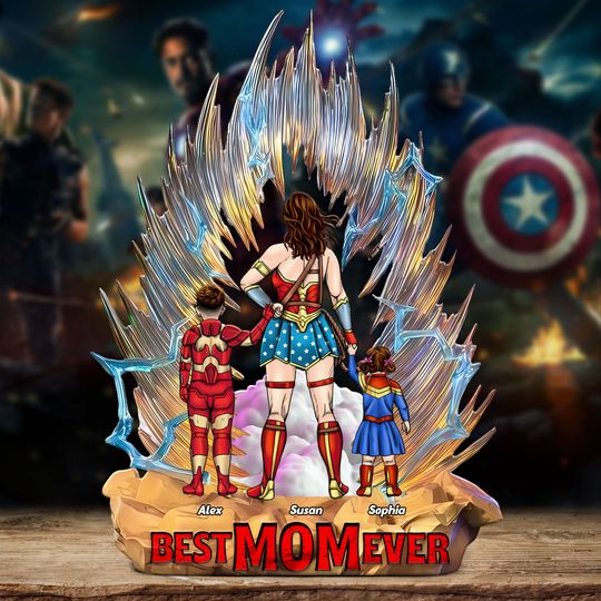 Discover Personalized Gifts For Mom Acrylic Plaque, Best Mom