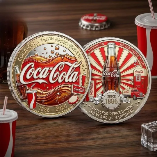Discover Coca 140Th Anniversary Coin 2026