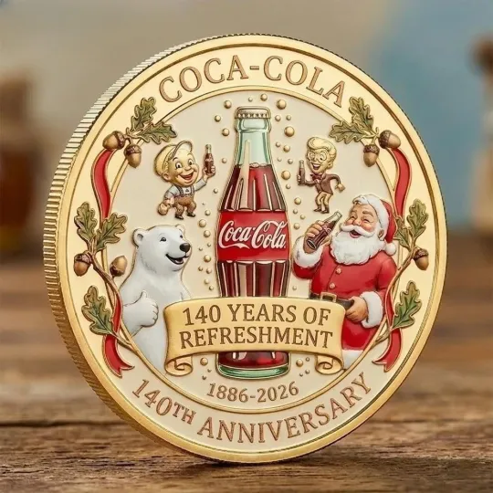 Discover The Coca Icons Of Refreshment 140Th Anniversary Coin