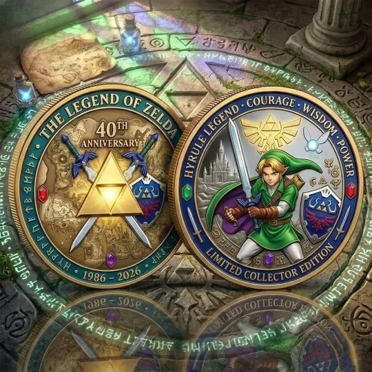 Legend Of Zelda 40Th Anniversary Coin 2026