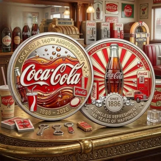 Discover Coca 140Th Anniversary Coin 2026