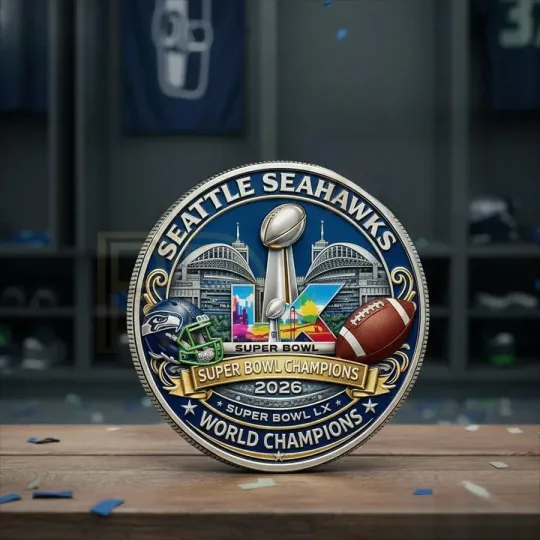 Discover Seahawks SBowl Champions 2026 Collectible Coin