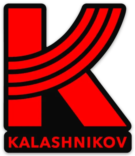 Discover Kalashnikov Red & Black Die-Cut STICKER