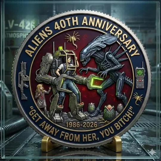 Discover The Aliens 40th Anniversary Coin